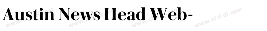 Austin News Head Web字体转换 Austin News Head Web字体转换